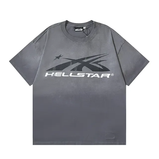 Hellstar Graphic Print Bleach-Dye Oversized T-Shirt 6