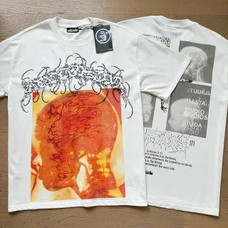 Hellstar Graphic-Print Double-Sided Anatomical Illustration T-Shirt