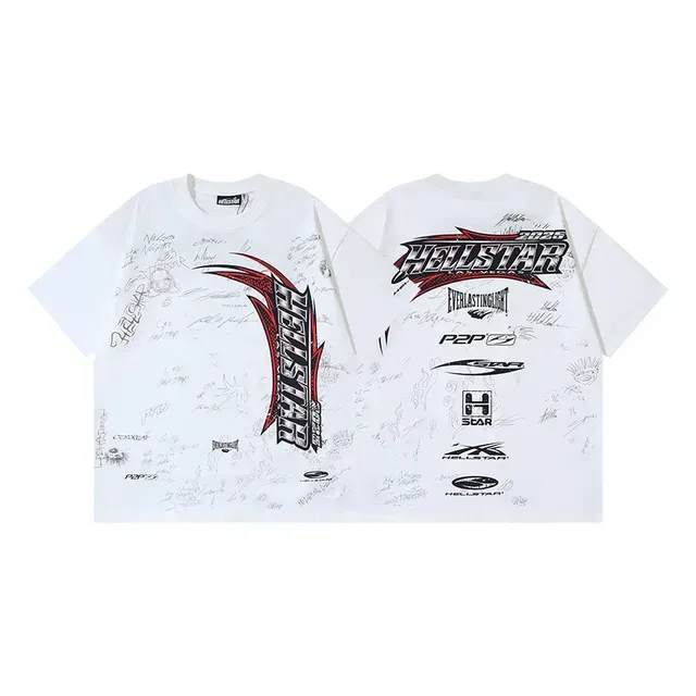 Hellstar Graphic-Print Oversized T-Shirt 4