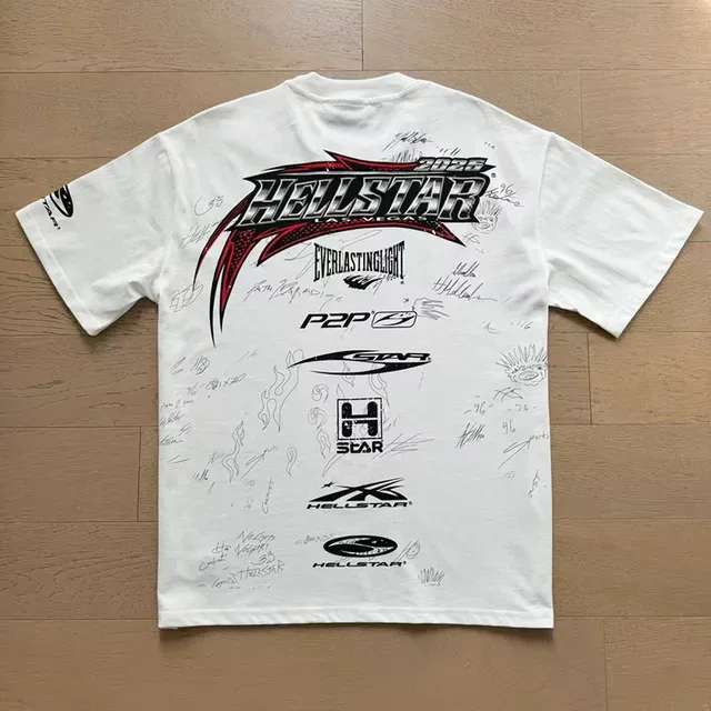 Hellstar Graphic-Print Oversized T-Shirt 10