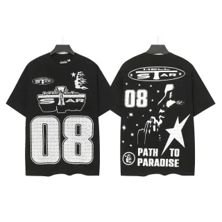 Hellstar Oversized Graphic Print Black T-Shirt