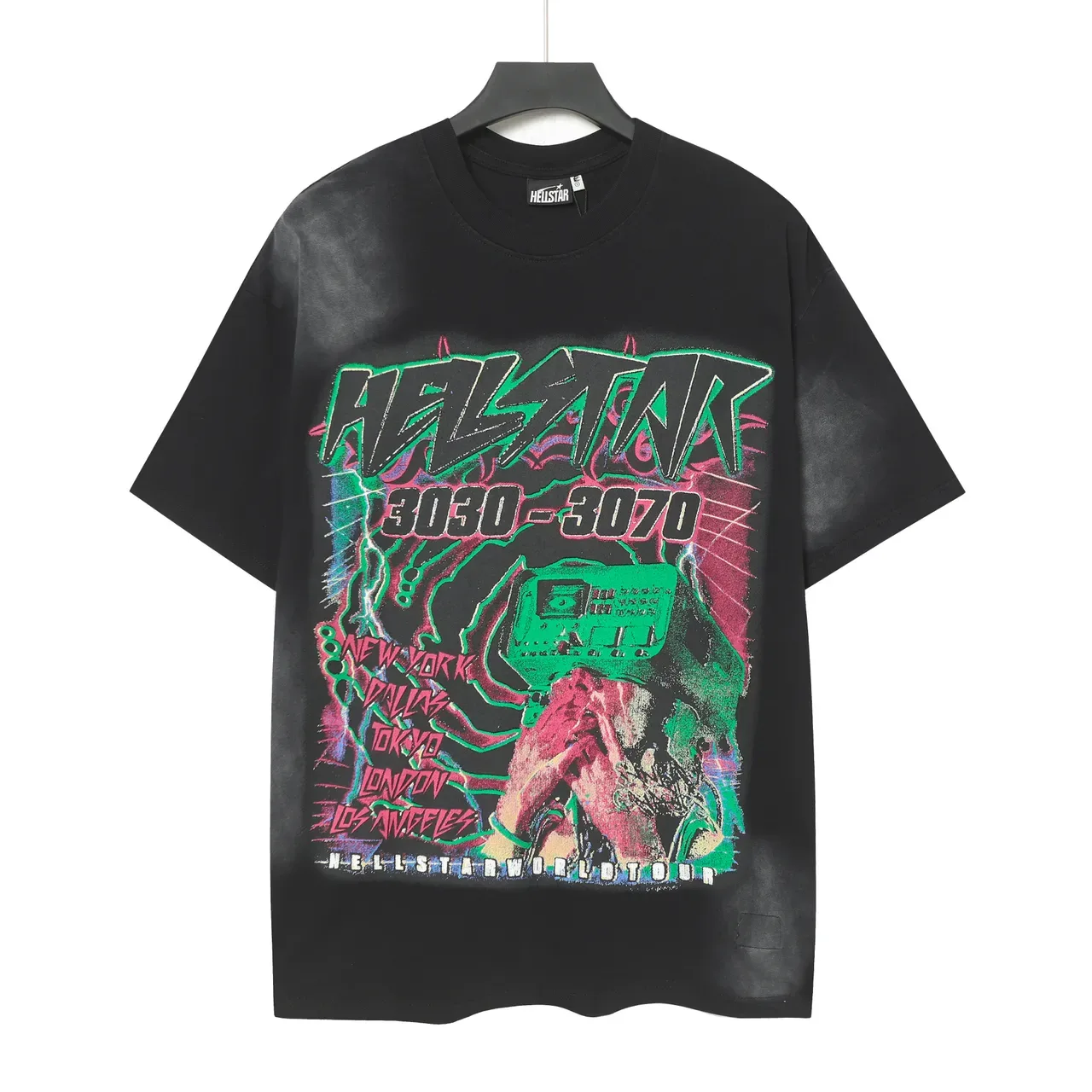 Hellstar World Tour 3030–3070 Graphic Print Oversized T-Shirt 2