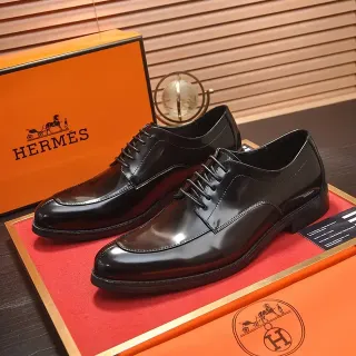 Hermès काले कैप टू ऑक्सफोर्ड जूते