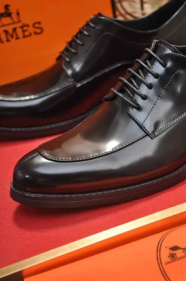 Hermès काले कैप टू ऑक्सफोर्ड जूते 2