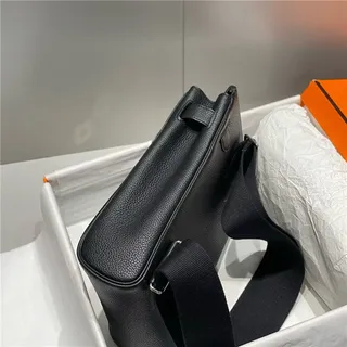 Hermès ब्राउन सिल्वर पेबल्ड लेदर फ्लैप-टॉप क্লोजर टोট ब্যाग 7