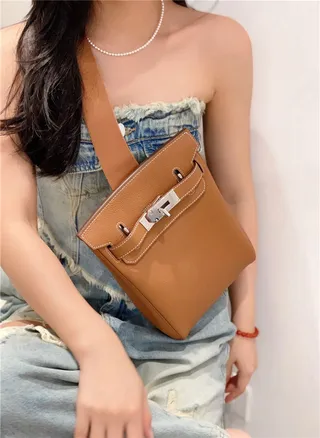 Hermès ब्राउन सिल्वर पेबल्ड लेदर फ्लैप-टॉप क্লोजर टोট ब্যाग 20
