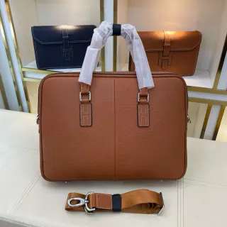 Hermès Constance Marron Sac à Main Structuré en Cuir Grainé
