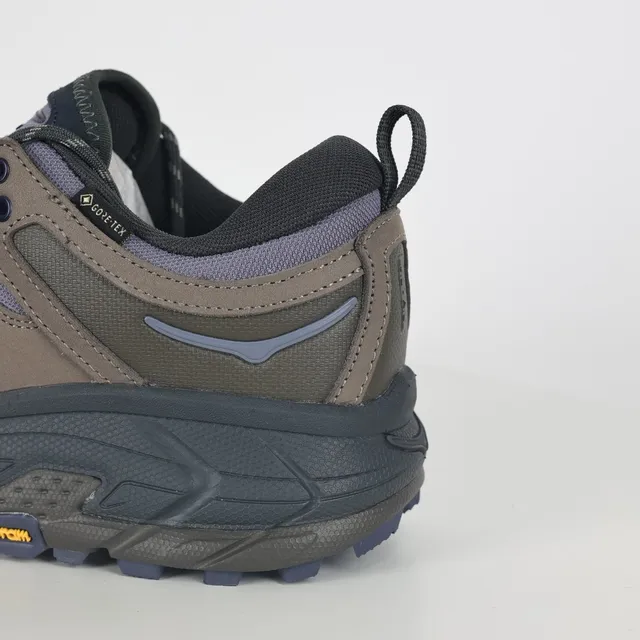 Hoka Speedgoat भूरा काला लो-कट ट्रेल रनिंग सिल्हूट छिद्रित जाली ऊपरी स्नीकर 4