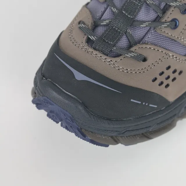 Hoka Speedgoat भूरा काला लो-कट ट्रेल रनिंग सिल्हूट छिद्रित जाली ऊपरी स्नीकर 5