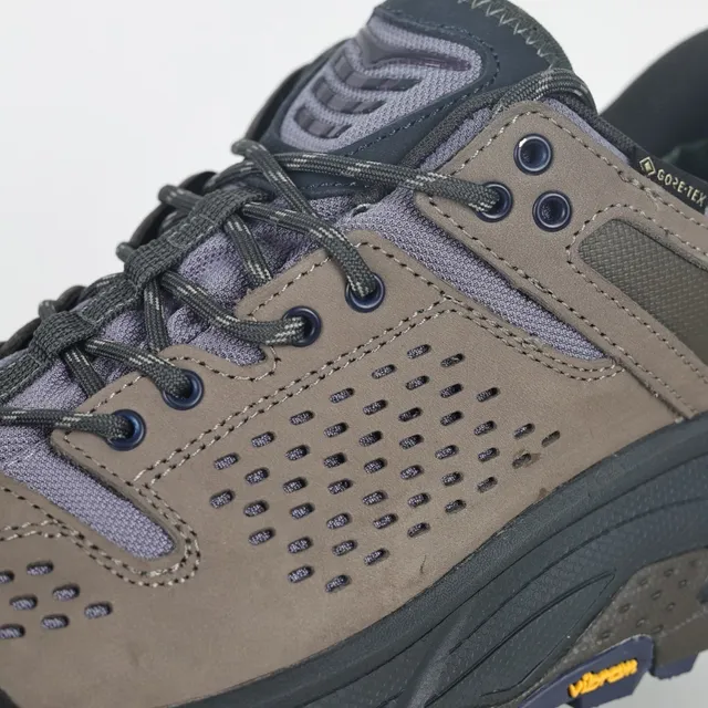 Hoka Speedgoat भूरा काला लो-कट ट्रेल रनिंग सिल्हूट छिद्रित जाली ऊपरी स्नीकर 6