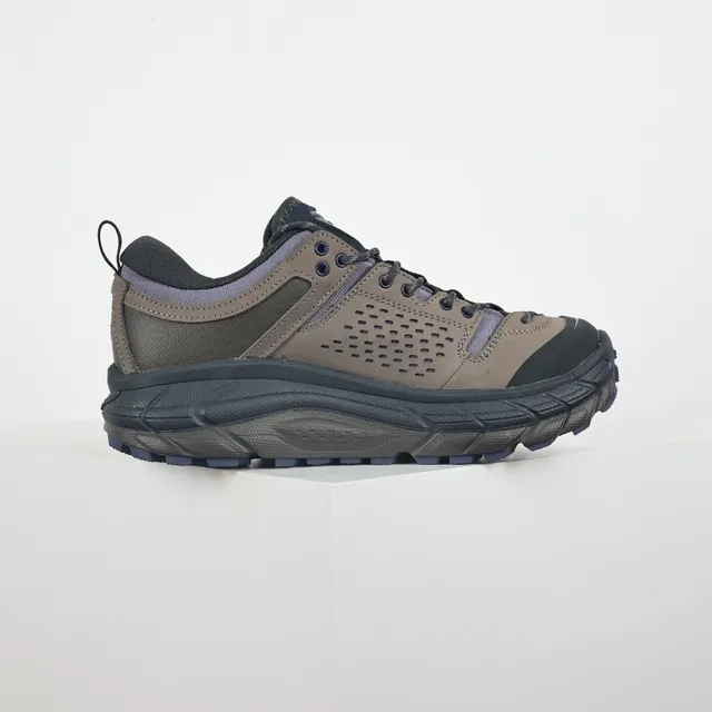 Hoka Speedgoat भूरा काला लो-कट ट्रेल रनिंग सिल्हूट छिद्रित जाली ऊपरी स्नीकर 7