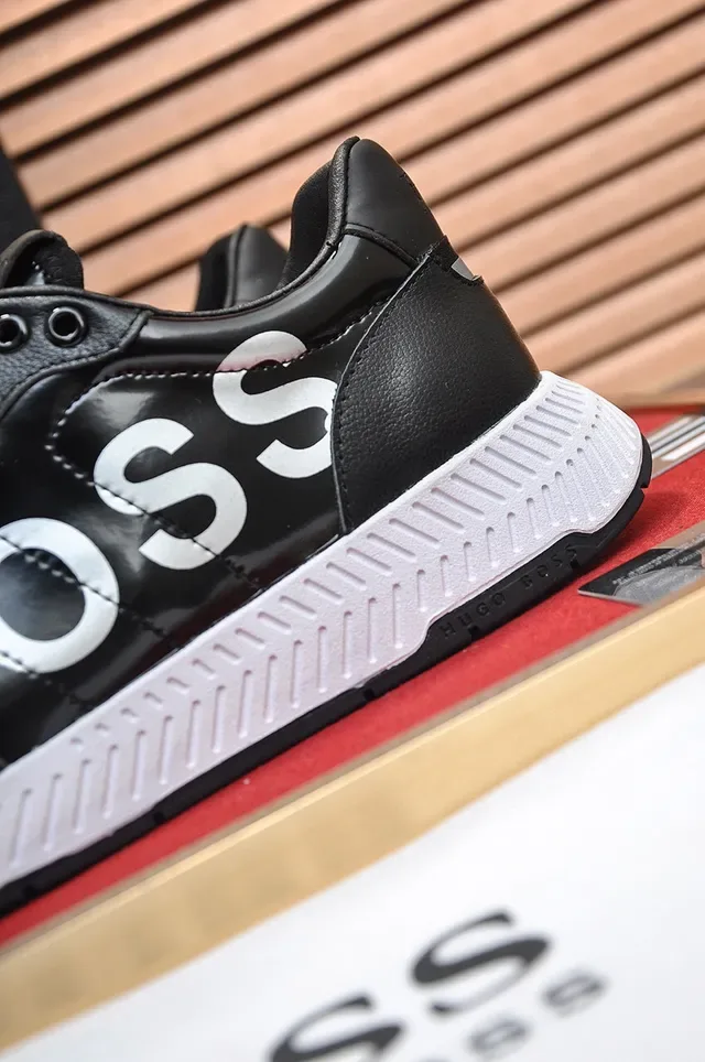 Hugo Boss 黑白 Logo 生活方式运动鞋 2