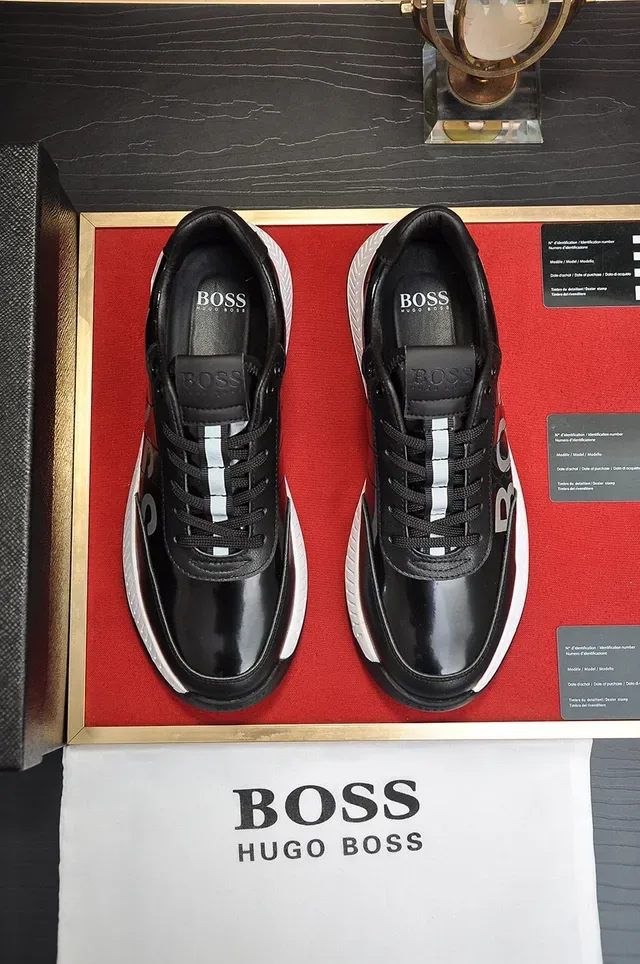 Hugo Boss 黑白 Logo 生活方式运动鞋 9