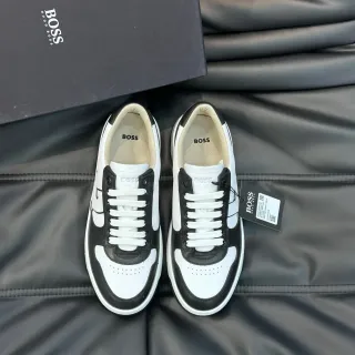Hugo Boss Two-Tone Leather Lifestyle Sneakers