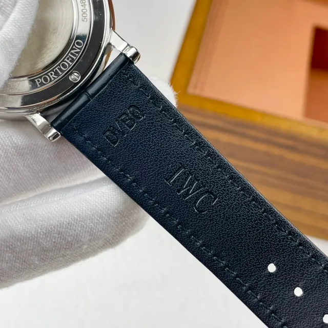 IWC Portofino Automatic Black Dial Silver-Tone Mechanical Watch 4