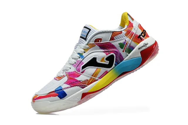 Joma Flex Presto Ball Multicolor Paint-Splatter Indoor Soccer Shoes 10