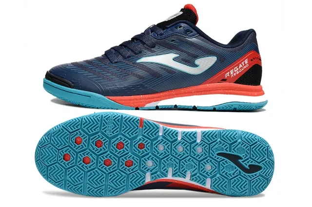 Joma 室内足球鞋 白色蓝色 低帮 合成面 运动鞋 7