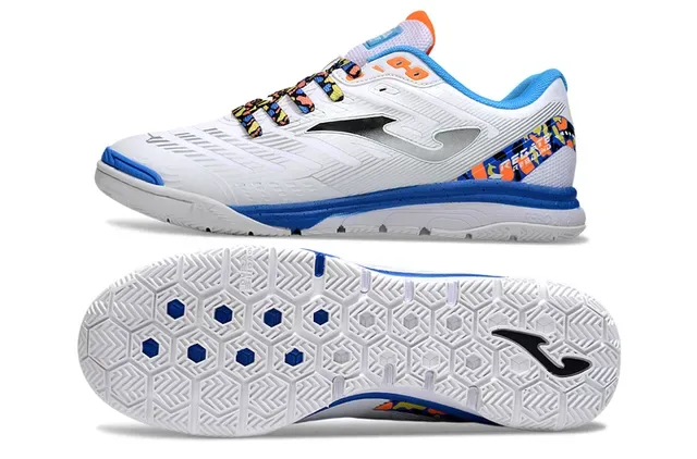 Joma 室内足球鞋 白色蓝色 低帮 合成面 运动鞋 20