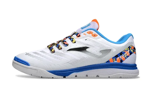 Joma 室内足球鞋 白色蓝色 低帮 合成面 运动鞋 21