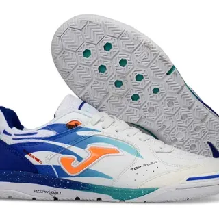 Joma Top-Plex White Blue Synthetic Upper Sneakers