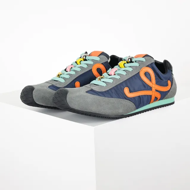 Loewe Flow Runner multicolor anagrama estilo de vida tênis 1