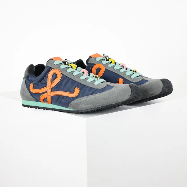 Loewe Flow Runner multicolor anagrama estilo de vida tênis 3