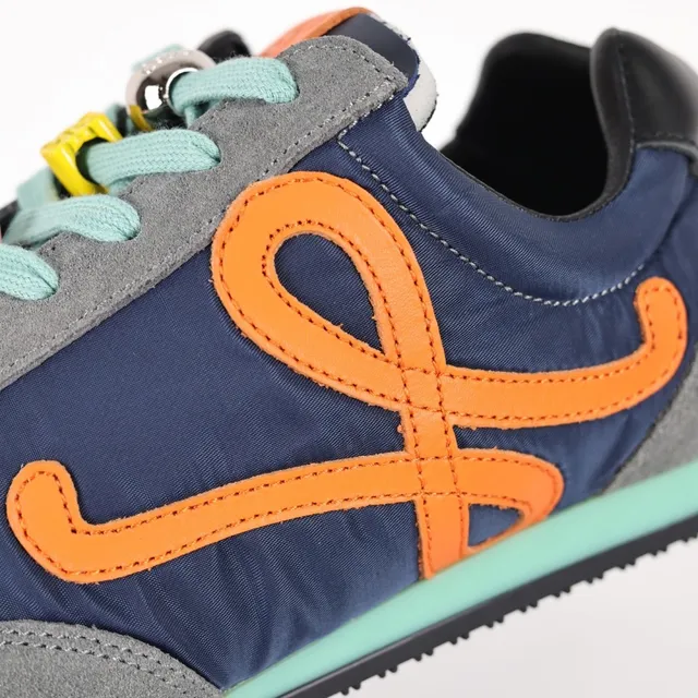 Loewe Flow Runner multicolor anagrama estilo de vida tênis 6