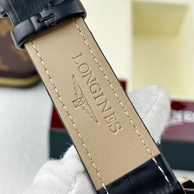 Longines Montre Automatique Cadran Noir Acier Inoxydable Mécanique 2