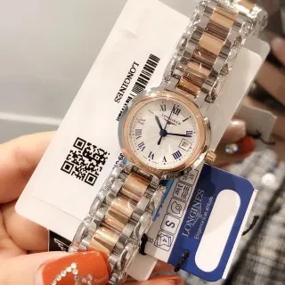 Longines DolceVita Two-Tone Silver and Rose Gold Quartz Watch