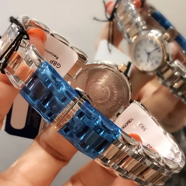 Longines DolceVita Two-Tone Silver and Rose Gold Quartz Watch 3