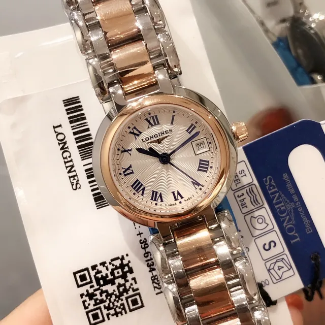 Longines DolceVita Two-Tone Silver and Rose Gold Quartz Watch 6