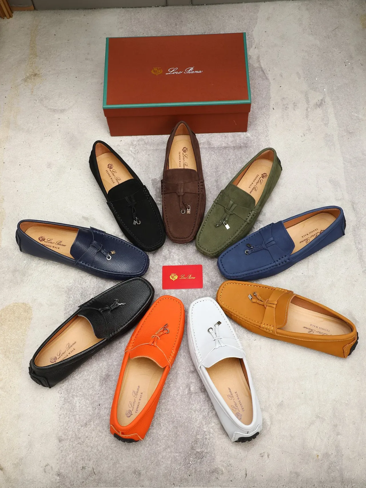 Loro Piana অলিভ গ্রিন সুয়েড বাইট লোফার 2