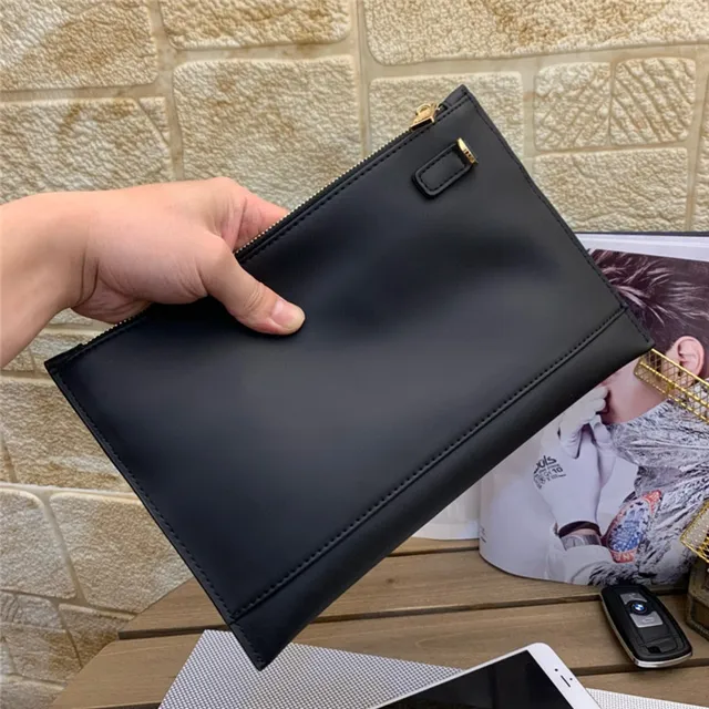 Louis Vuitton Negro Dorado Piel Suave Cuerpo Tejido Damier Infini Solapa Envolvente Clutch 9