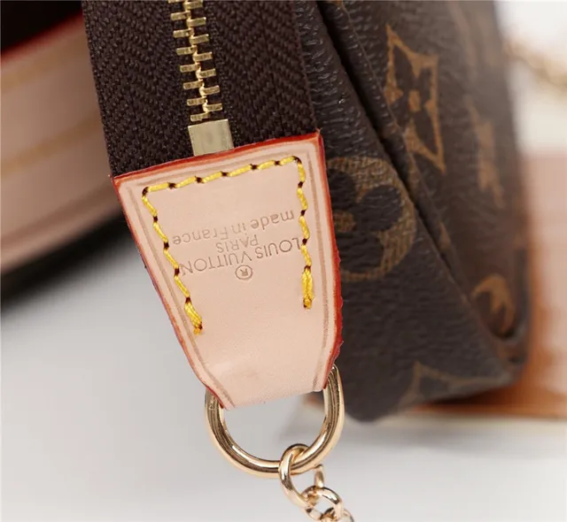 Louis Vuitton بني بيج مونوغرام قماش شكل أسطواني حقيبة دلو 4