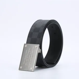 Louis Vuitton Damier Graphite উকেরা বাকেল চামড়ার বেল্ট