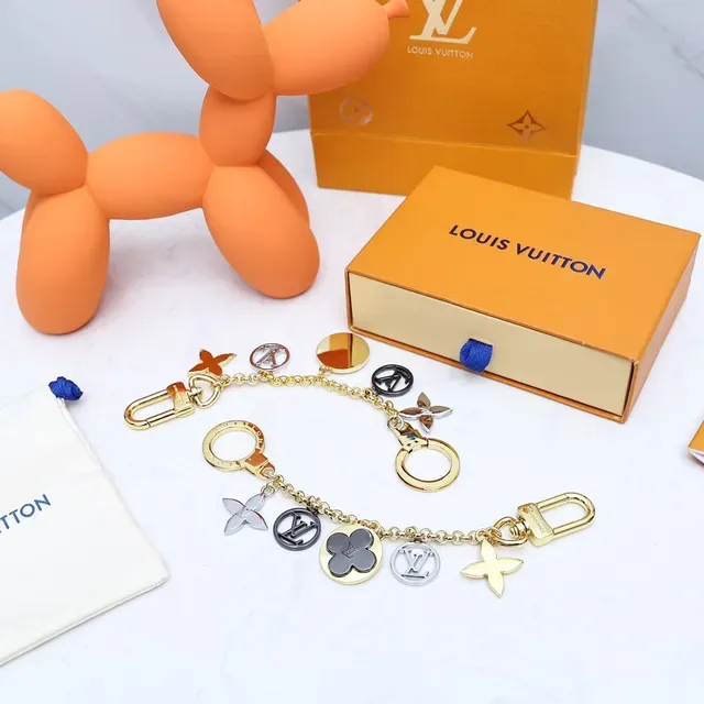 Louis Vuitton سوار ذهبي أسود معدني متعدد التشكيل 3