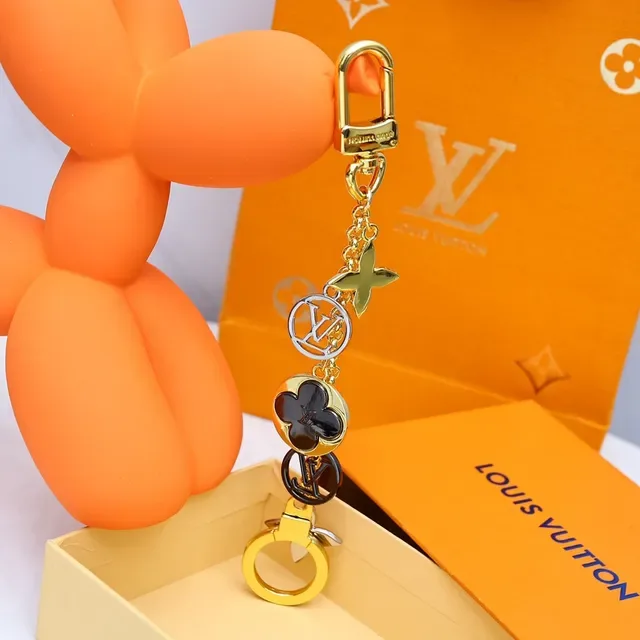 Louis Vuitton سوار ذهبي أسود معدني متعدد التشكيل 6