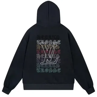 Louis Vuitton Graphic-Back Black Hoodie by Louis Vuitton — hoodies supplier, yupoo album photo