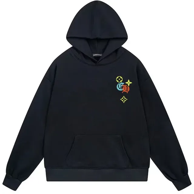 Louis Vuitton Graphic-Back Black Hoodie 4