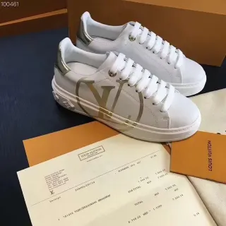 Louis Vuitton LV Trainer 白金 Monogram 生活方式运动鞋