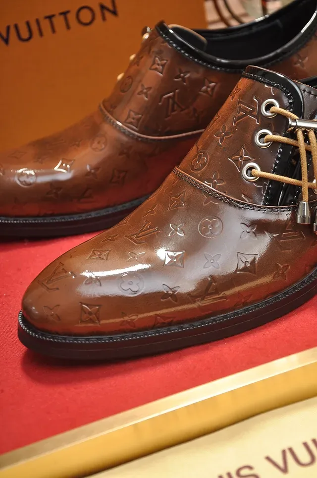 Louis Vuitton Monogram Brown Cap-Toe Oxford Shoes 2