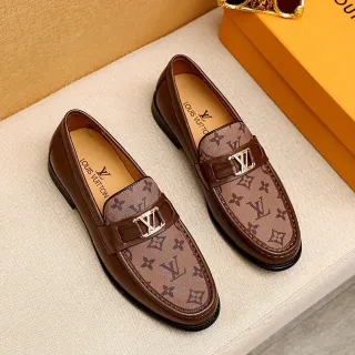 Louis Vuitton Monogram Canvas Loafer বাদামী চামড়া ট্রিম Loafers
