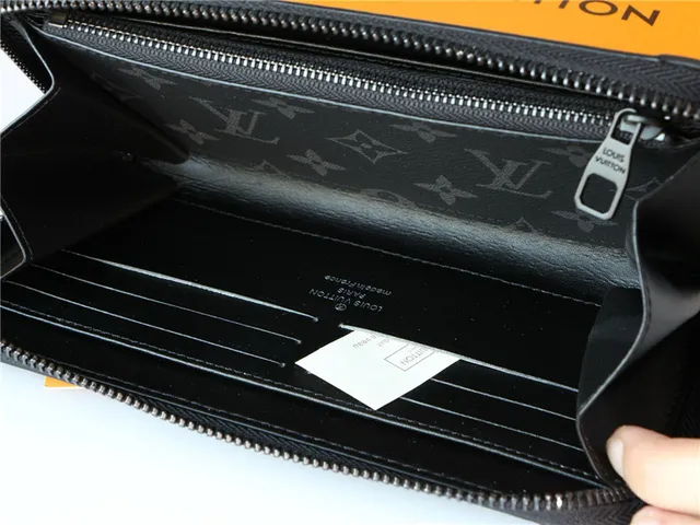 Louis Vuitton Monogram Coated Canvas Gray Long Wallet 3