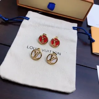 Brincos Louis Vuitton Monogram Esmaltados