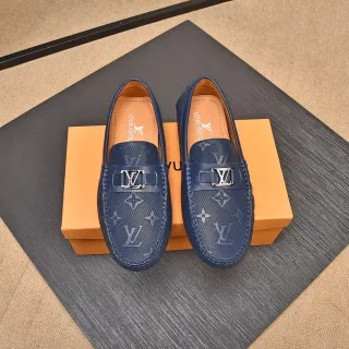 Louis Vuitton Monogram ميزون أزرق بحري جلد