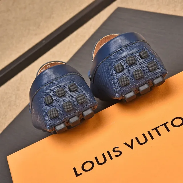 Louis Vuitton Monogram ميزون أزرق بحري جلد 6