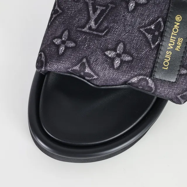 Louis Vuitton Monogrammed Double-Strap Slide Slippers 5