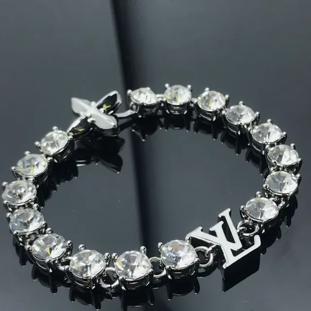 Louis Vuitton Pavé-Crystal Monogram Bracelet 4