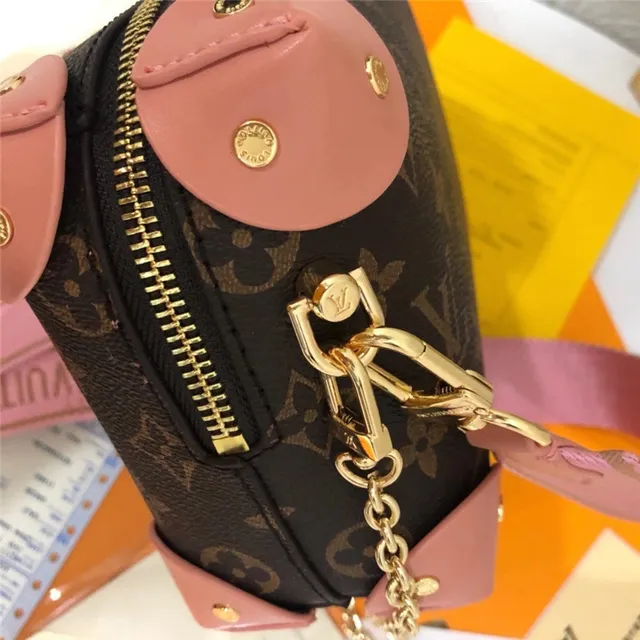 Louis Vuitton Petite Malle Black Monogram Canvas Boston Bag 4