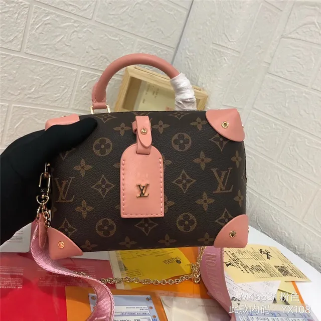 Louis Vuitton Petite Malle Black Monogram Canvas Boston Bag 8